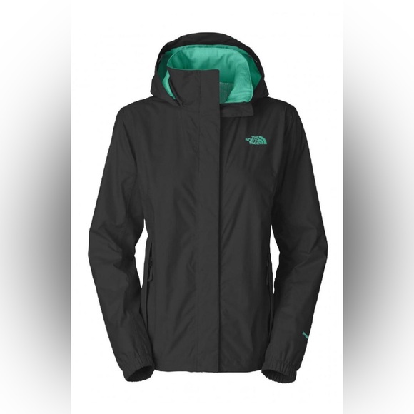 The North Face Resolve Waterproof Women’s Jacket Dark Mauve/Kokomo Green,Large - Picture 10 of 10